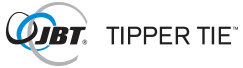 TIPPER TIE (brand of JBT Corporation) logo